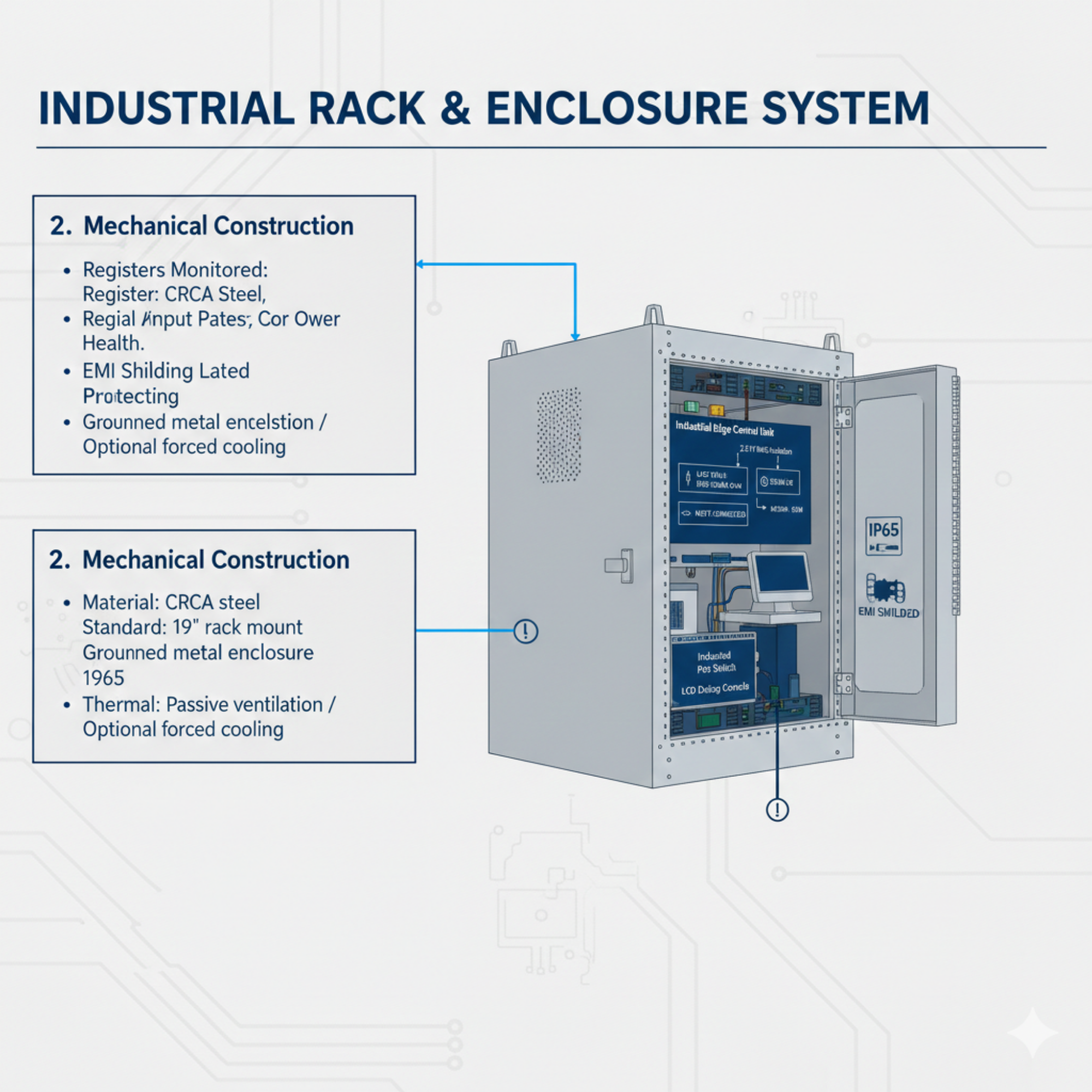 Industrial rack and enclosure system