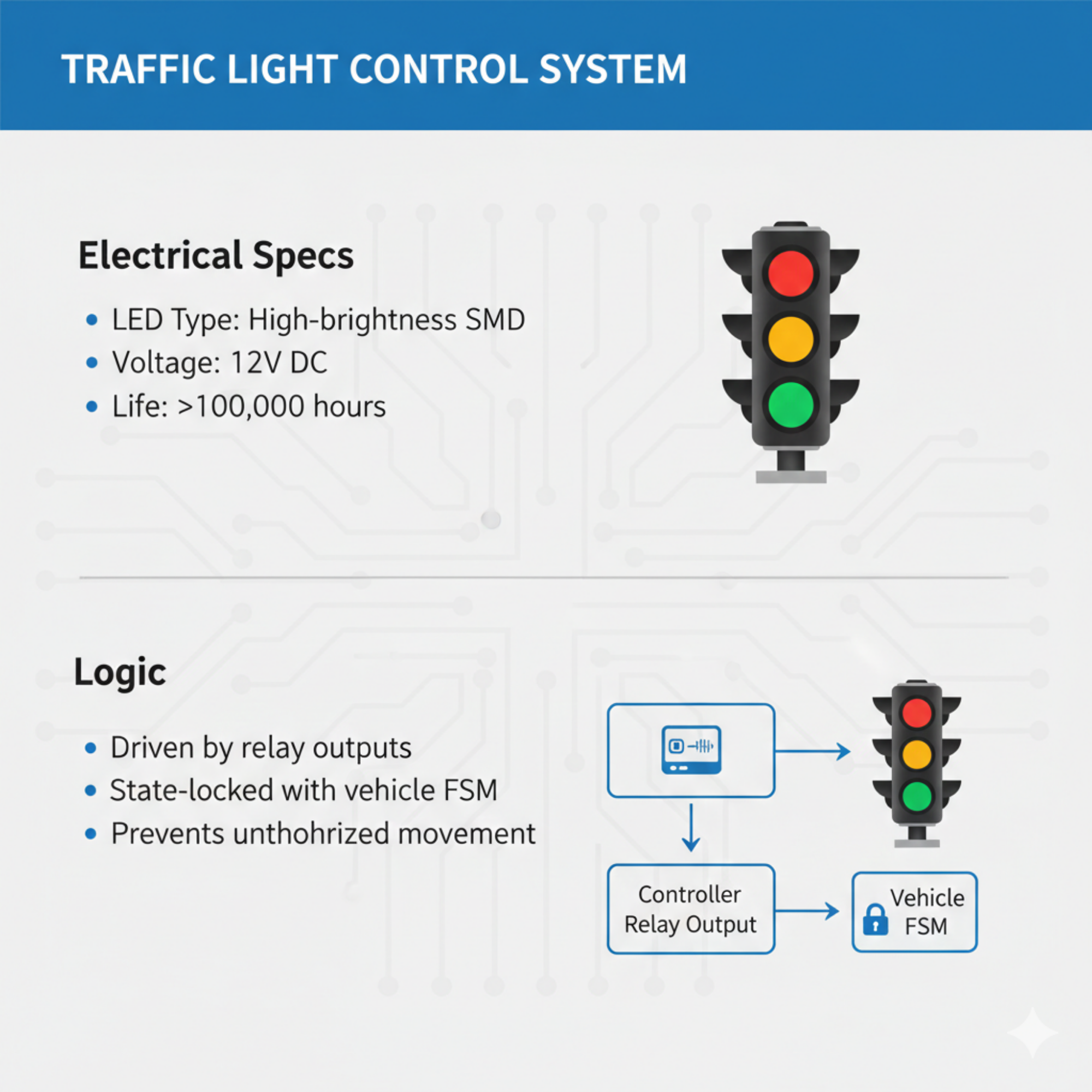 Traffic light control system